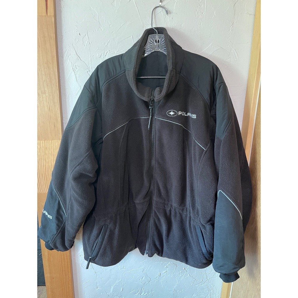 Polaris Pure Womens XXL Black Fleece Jacket Thermolite Micro Insulated Full Zip